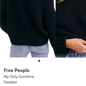 Free People “My Only Sunshine” Sweater XL